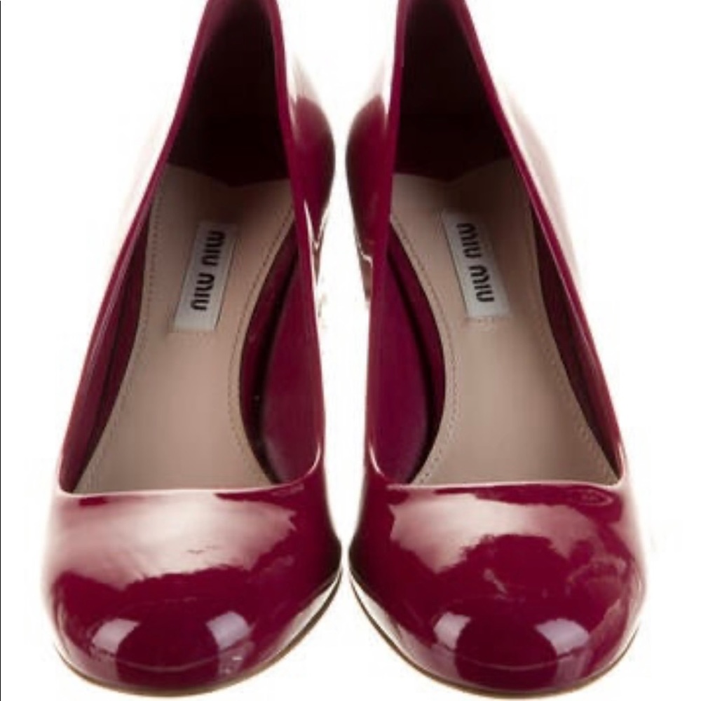 Miu Miu block heels